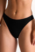 Shan Charlie Brazilian Bikini Bottom With Frayed Details